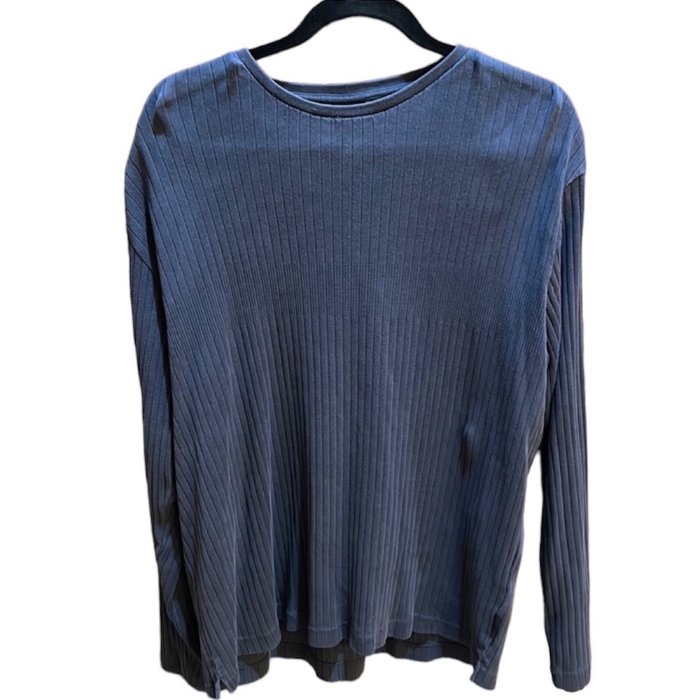 Hugo Boss 100% Cotton Crew Neck Long Sleeve Shirt Made in Turkey Size L